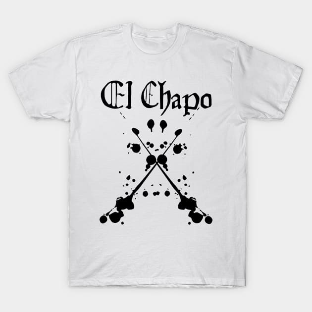 El Chapo - abstract blood T-Shirt by RIVEofficial